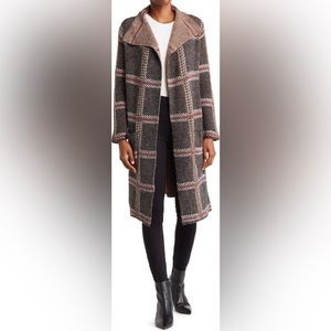 Joseph A Plaid Cardigan